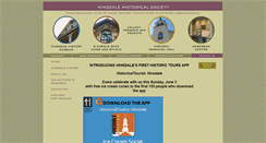 Desktop Screenshot of hinsdalehistory.org