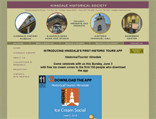 Tablet Screenshot of hinsdalehistory.org